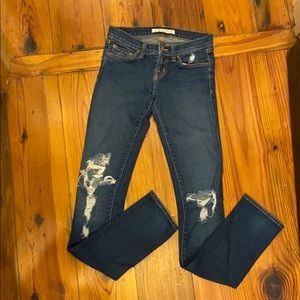 J Brand distressed skinny jeans